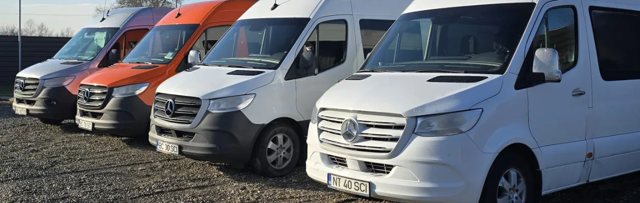 Flota Smart2 - microbuze pentru transport internațional de colete